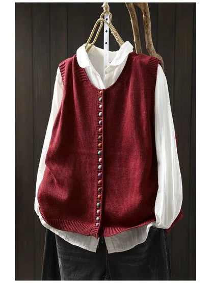 Klassieke Herfstcardigan Casual Warm Stijl