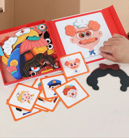 Educatief Gezichtspuzzel Spel