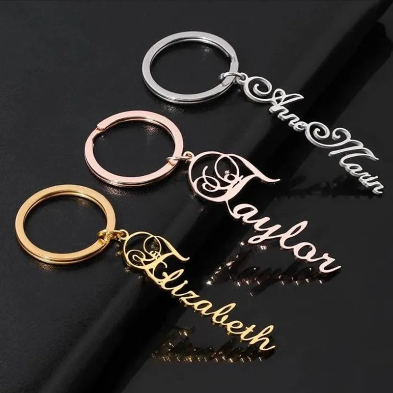 Custom Naam Sleutelhanger