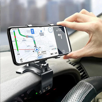 Autotelefoonhouder 360 Rotatie Mount Snelle Klem Dashboard Telefoonhouder TikTok Viral Cadeau-idee Fall 2025