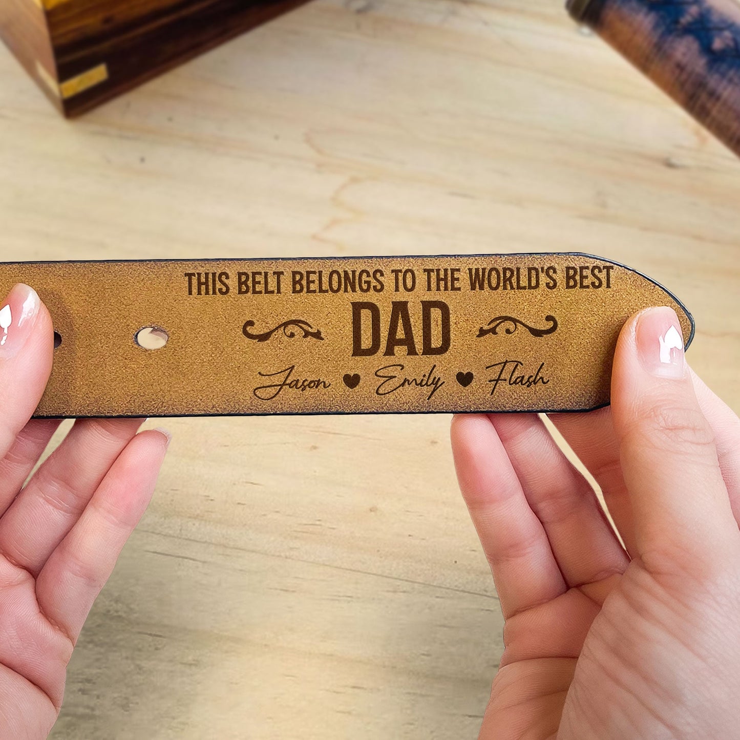 World's Best Dad Belt