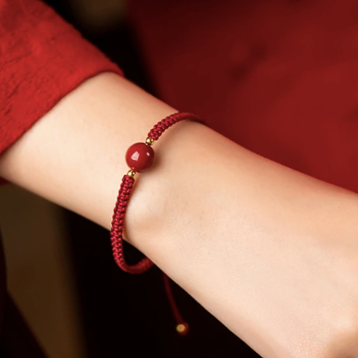 Rode Draad van het Lot Armband