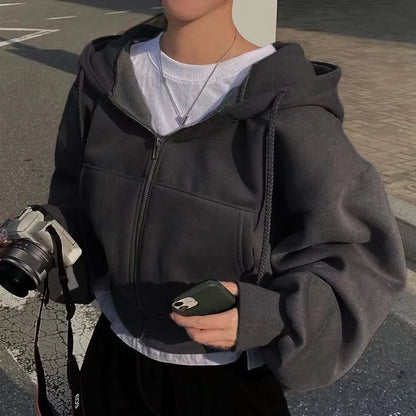 Veelzijdige Cropped Hoodie
