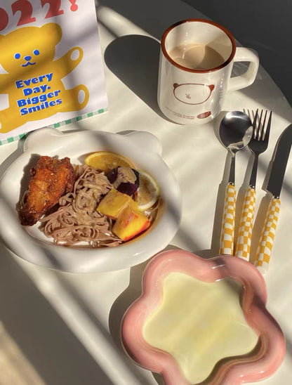 Moderne Geruite Bestekset