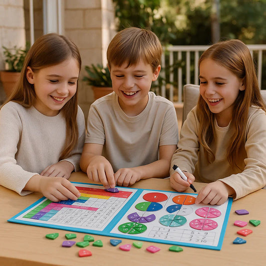 Kleurrijke Breuken Leren Bord