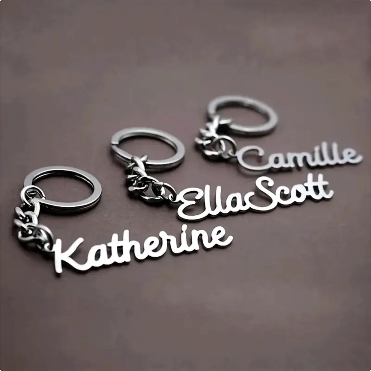 Custom Naam Sleutelhanger