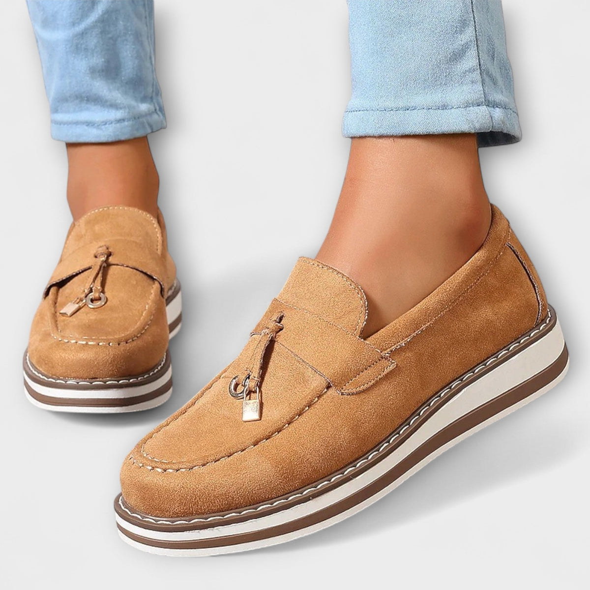 Dames Suède Loafers