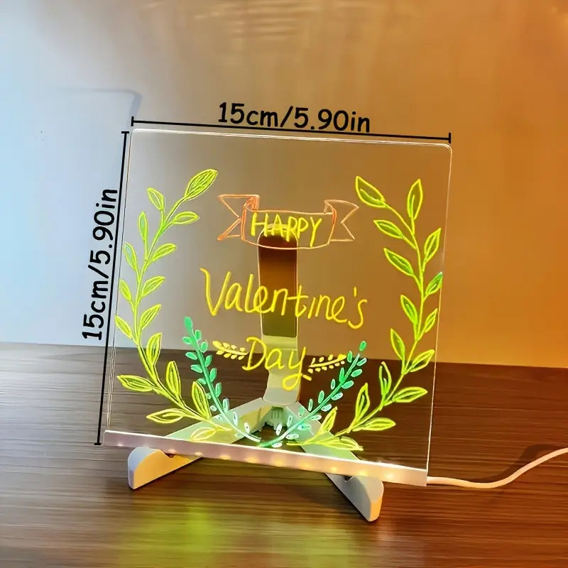 Creatieve LED Schrijfplaat