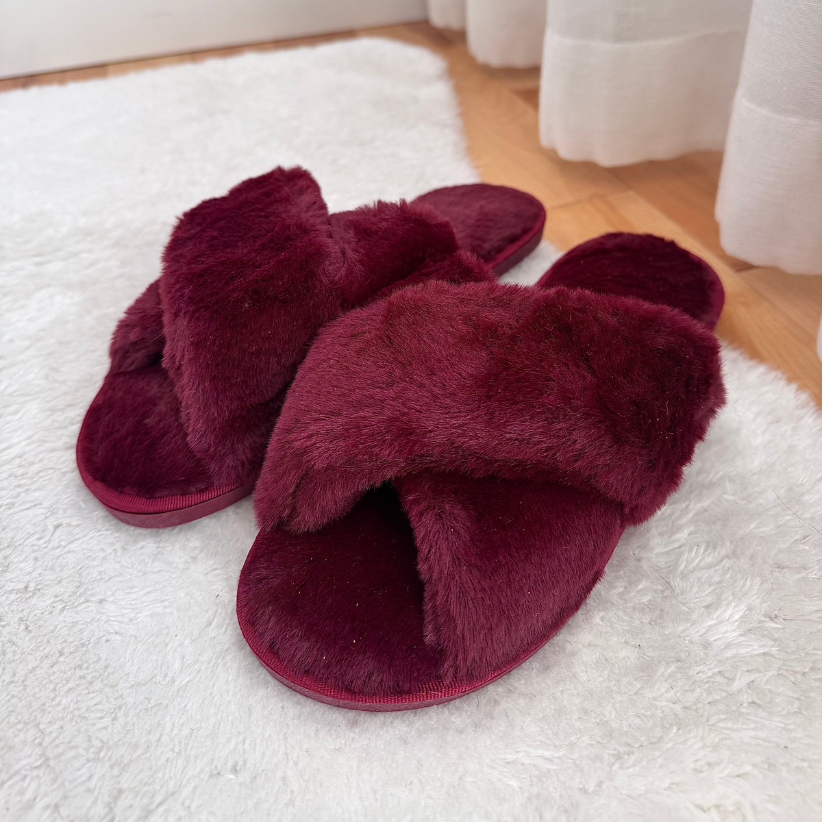 Warme Knusse Kruisband Pantoffels