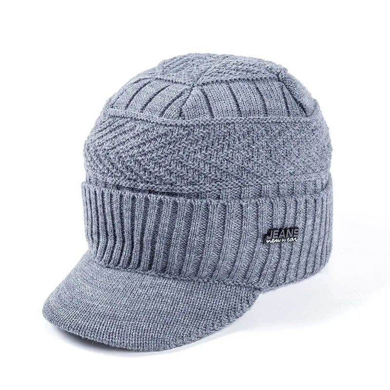 Winter Beanie Met Bontvoering