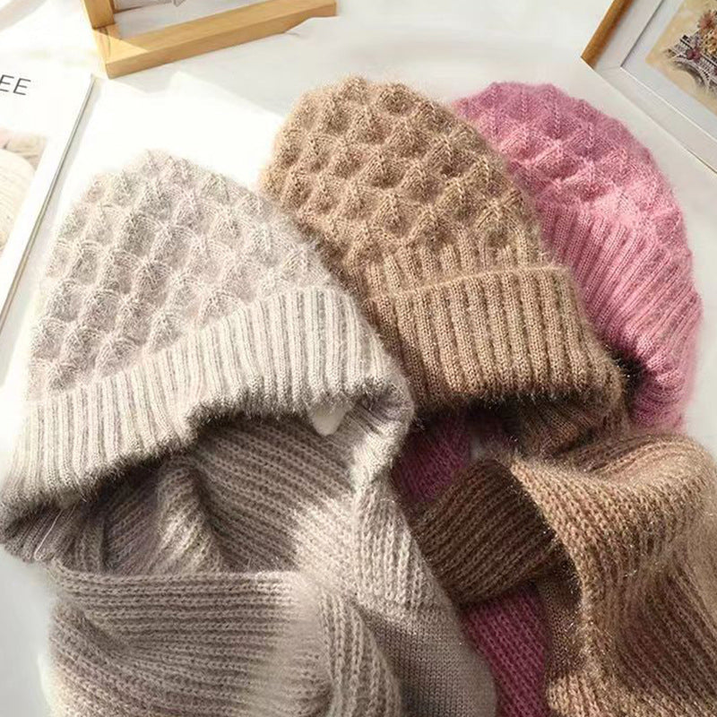 WarmKnit Gevoerde Sjaalhoed