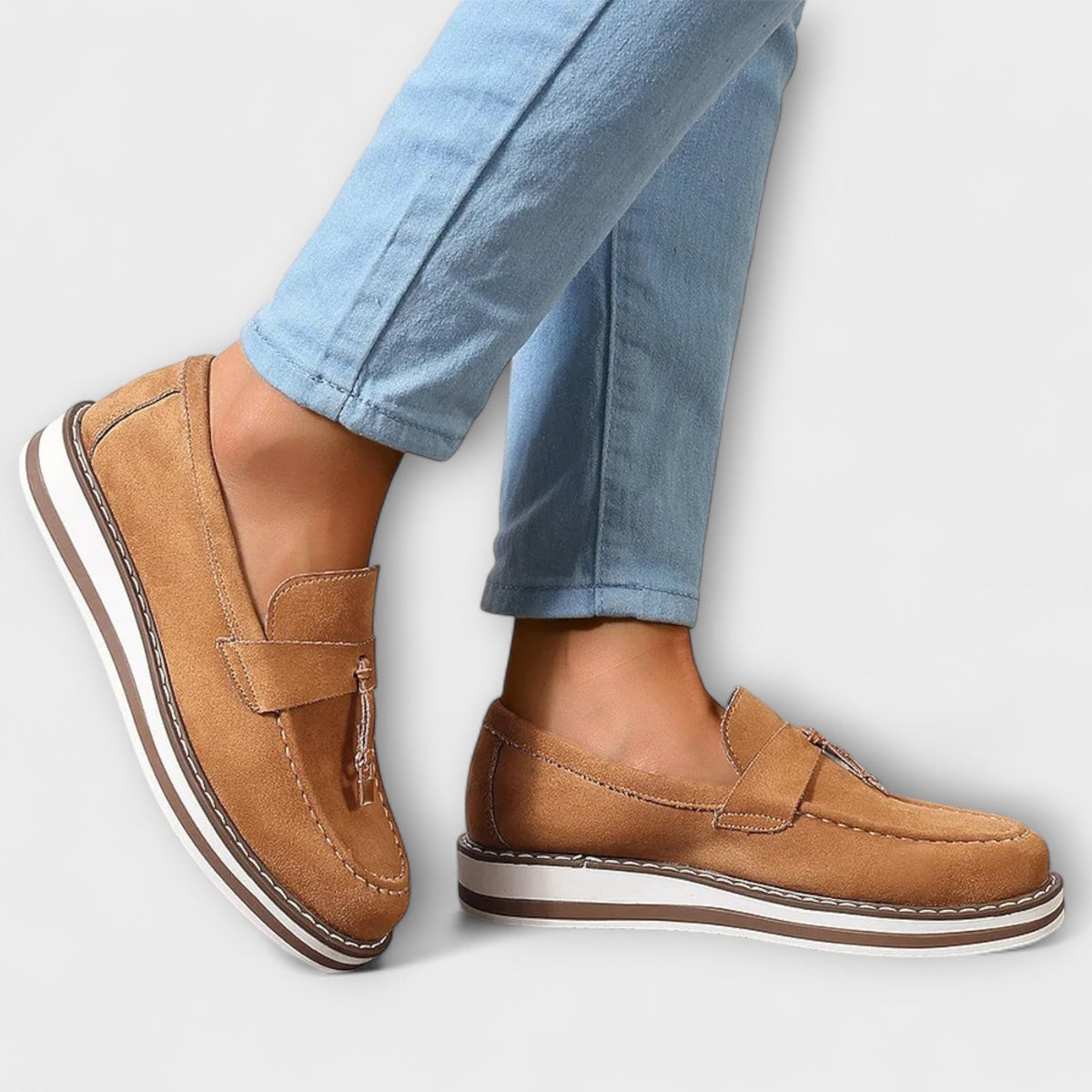 Dames Suède Loafers