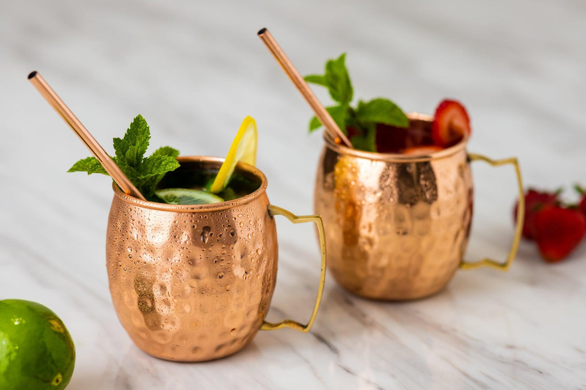 Mule Koper Beker Set van 2