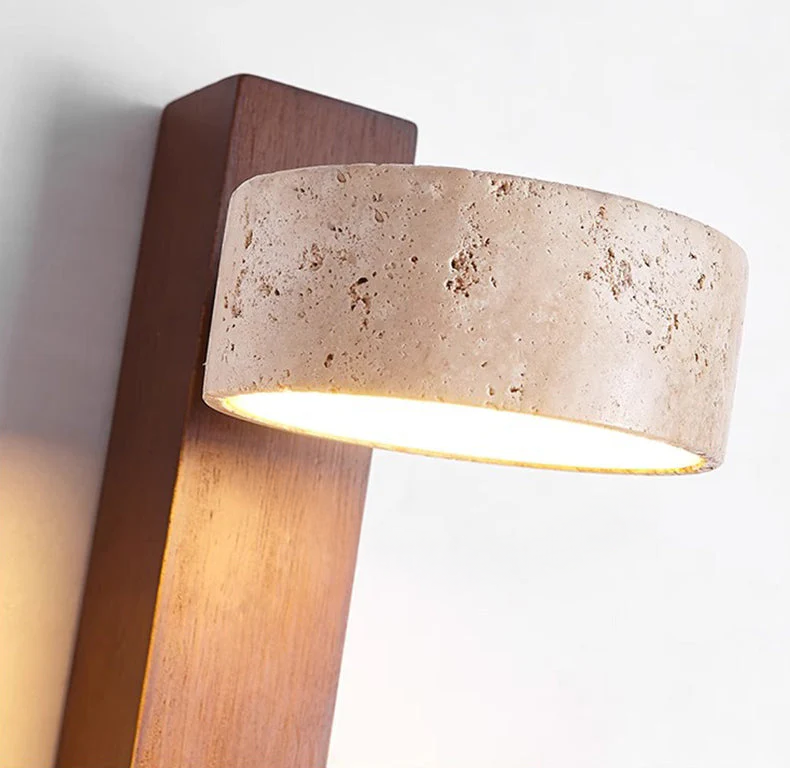 Chique Steenlook Wandlamp
