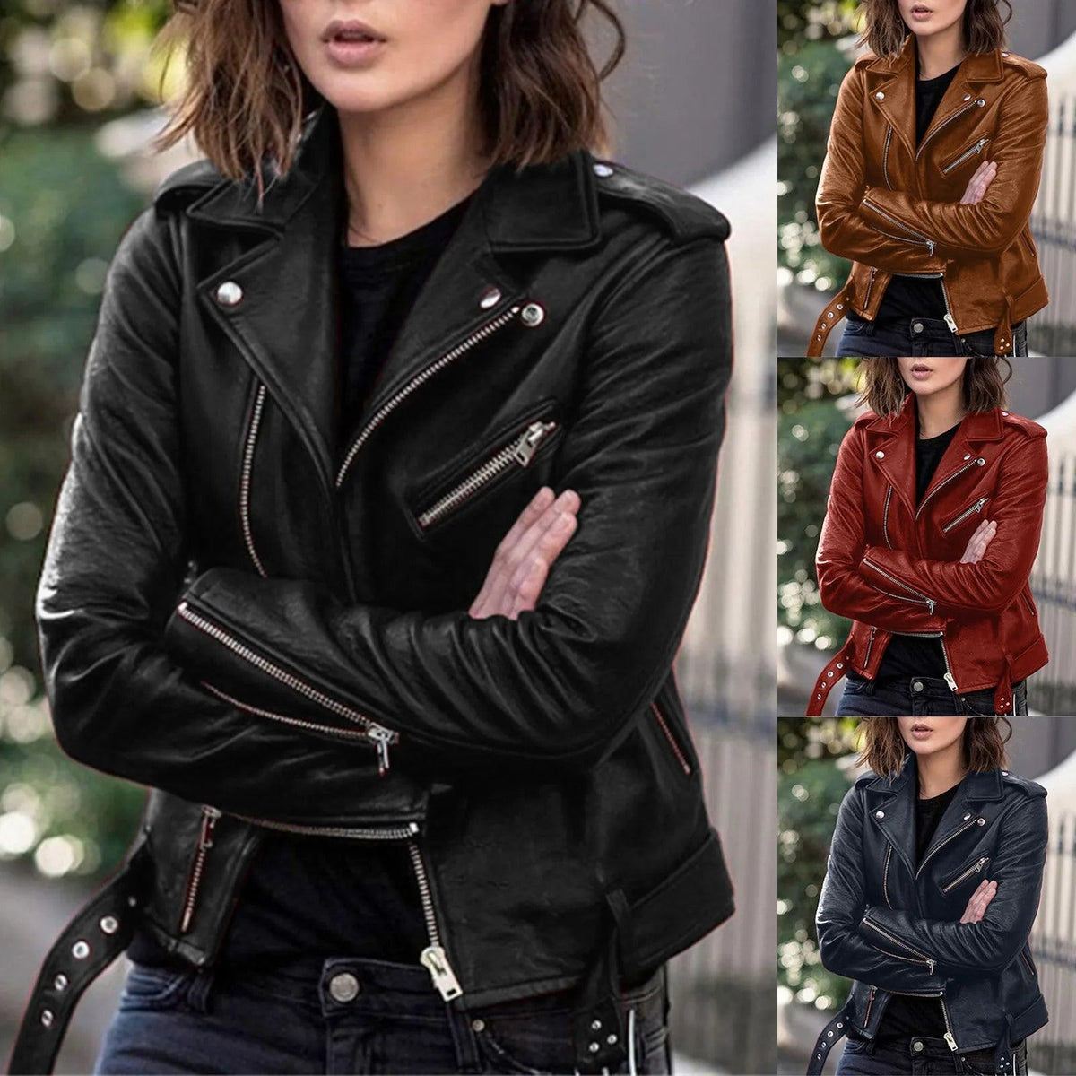 RebelEdge Leren Look Jas