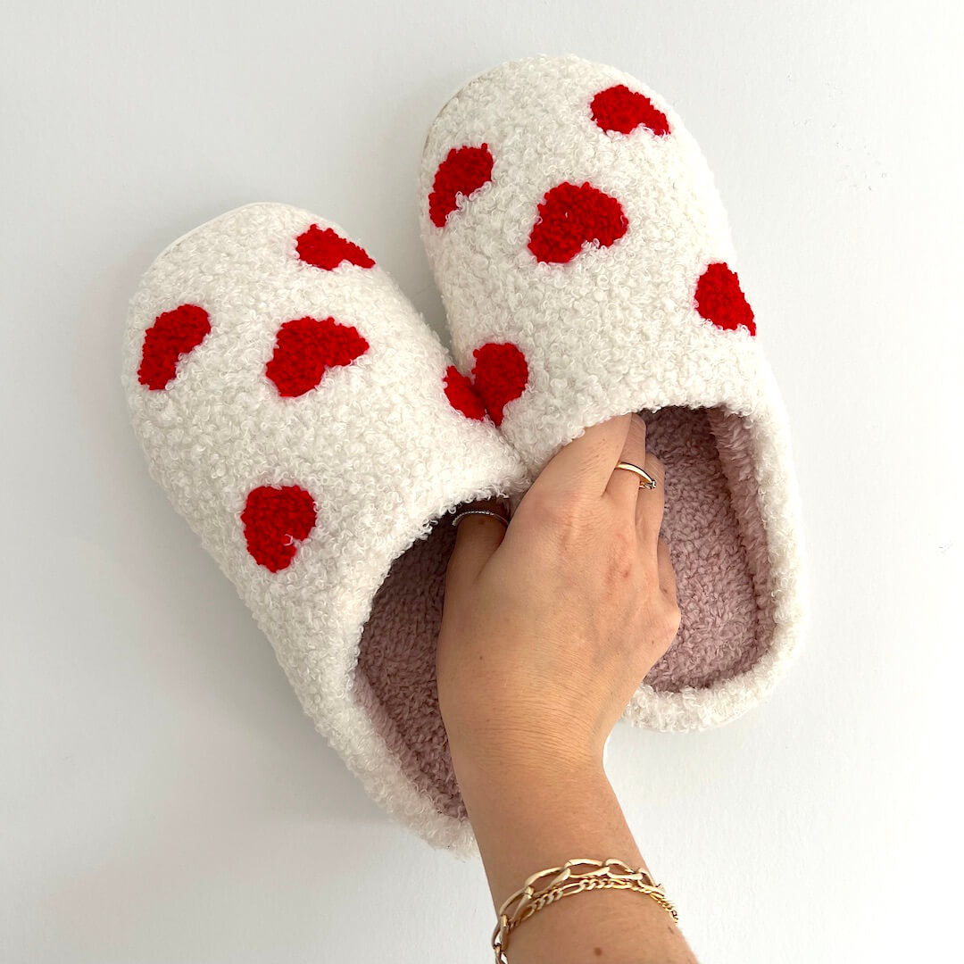Knuffelzachte Liefdesslippers