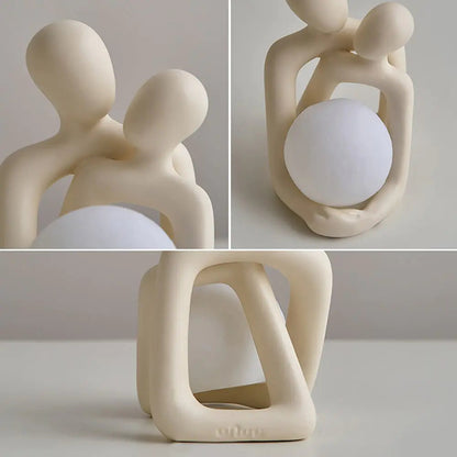 Omhelzend Koppel Decoratieve Lamp