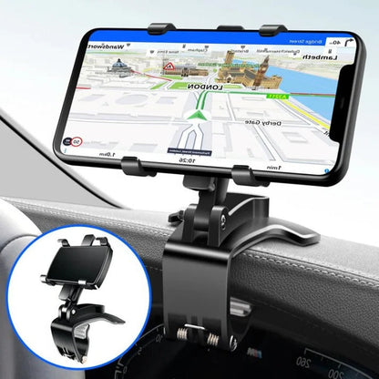 Autotelefoonhouder 360 Rotatie Mount Snelle Klem Dashboard Telefoonhouder TikTok Viral Cadeau-idee Fall 2025