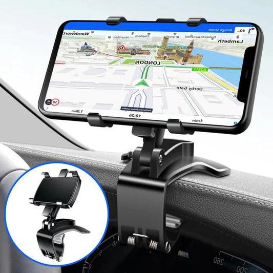 Autotelefoonhouder 360 Rotatie Mount Snelle Klem Dashboard Telefoonhouder TikTok Viral Cadeau-idee Fall 2025