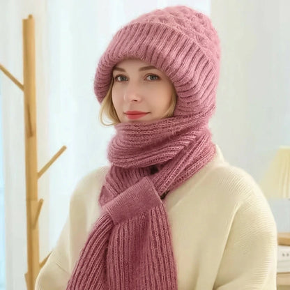 WarmKnit Gevoerde Sjaalhoed
