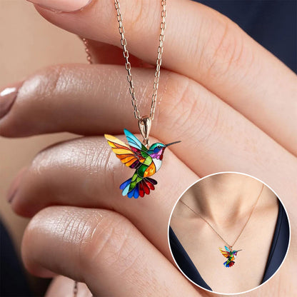 Elegante Kolibrie Ketting