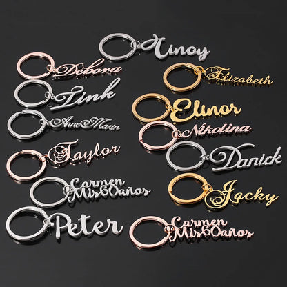 Custom Naam Sleutelhanger
