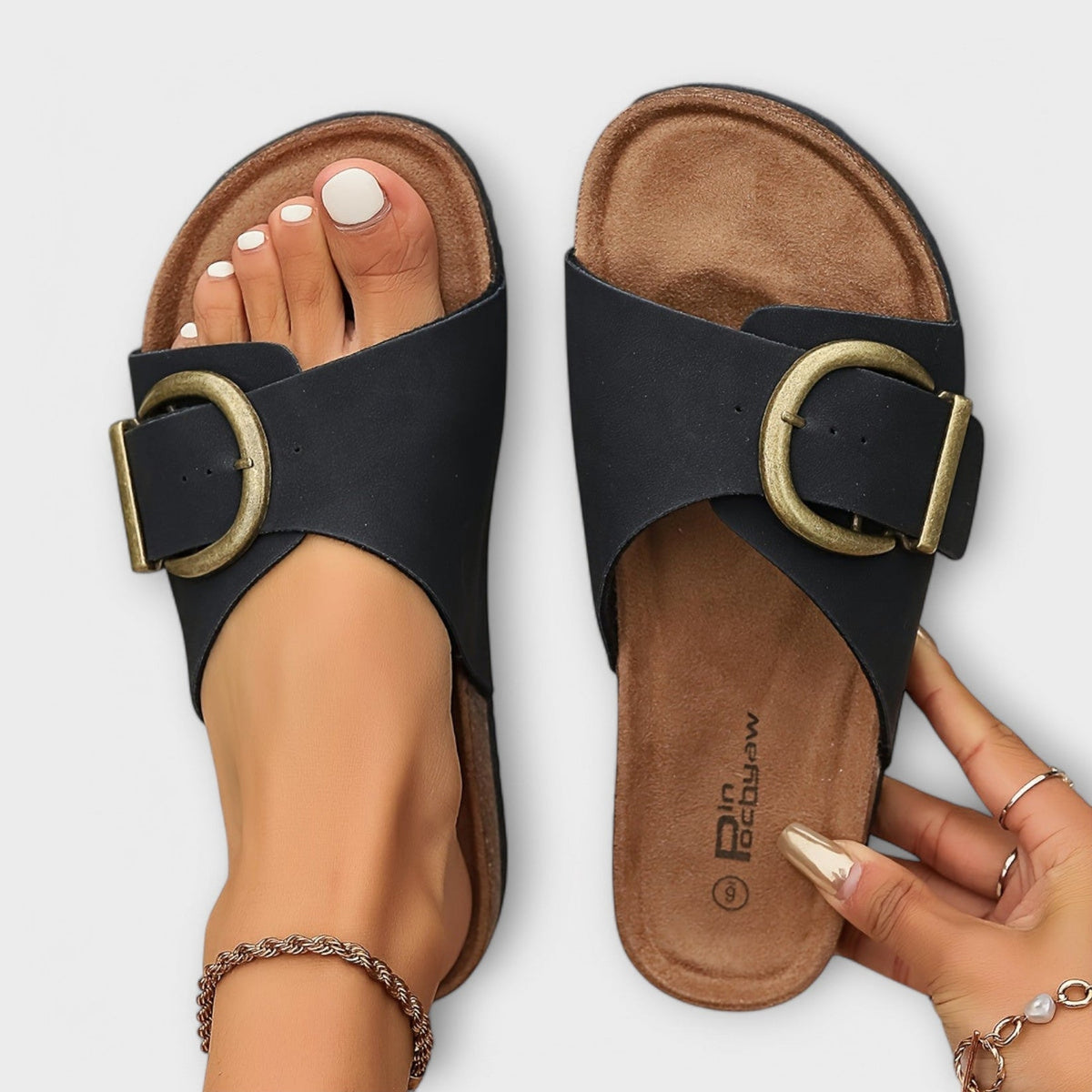 Dames Gesp Instap Sandalen