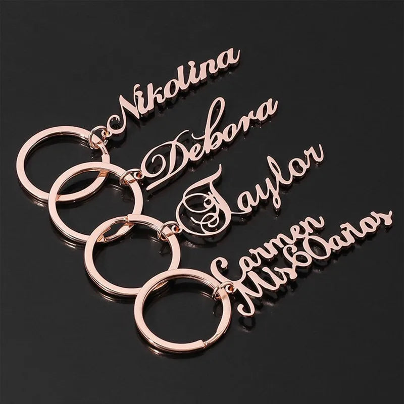 Custom Naam Sleutelhanger