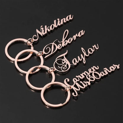 Custom Naam Sleutelhanger