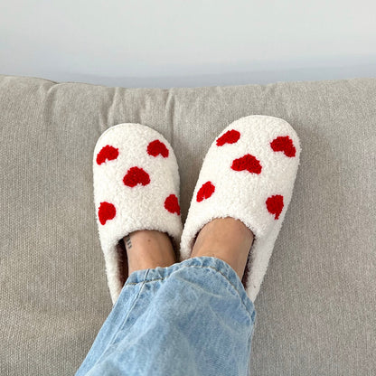Knuffelzachte Liefdesslippers