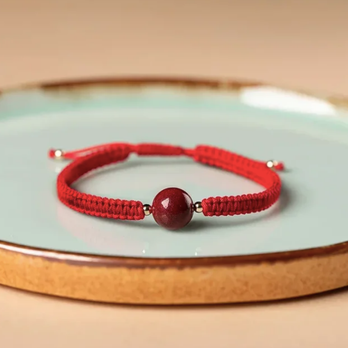 Rode Draad van het Lot Armband