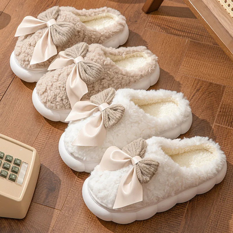 Pluche Strik Pantoffels