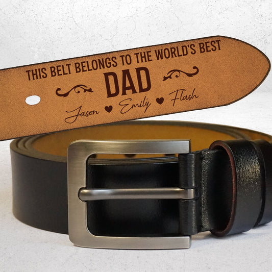 World's Best Dad Belt