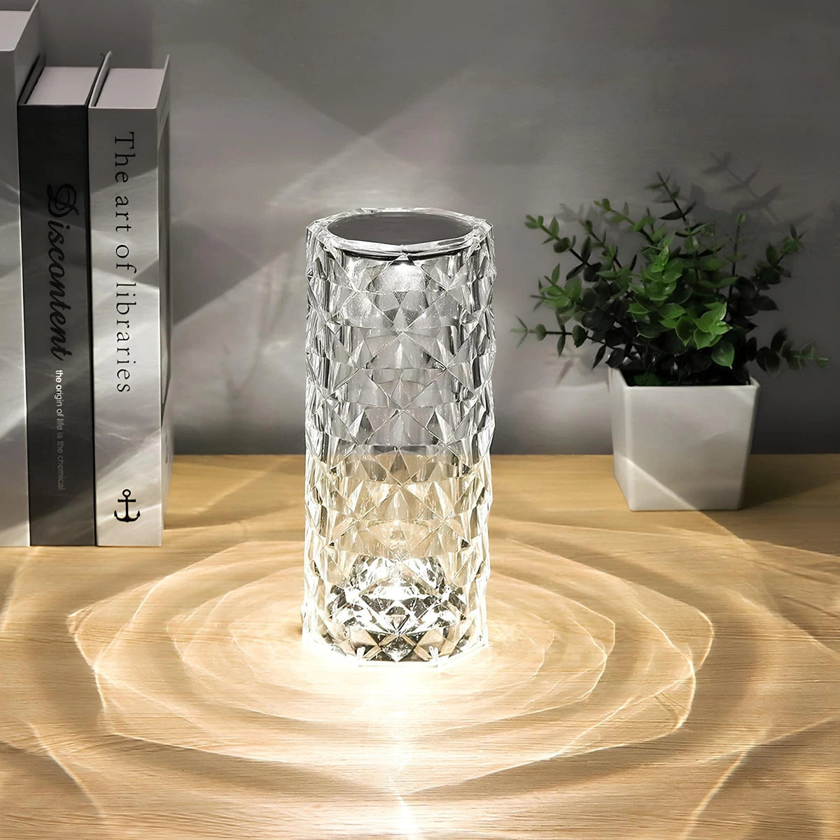 CrystalGlow Touchlamp