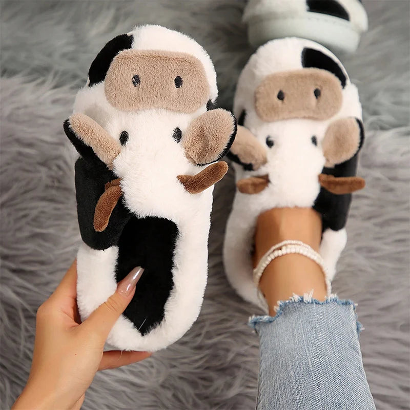 Schattige Koeien Pluche Pantoffels
