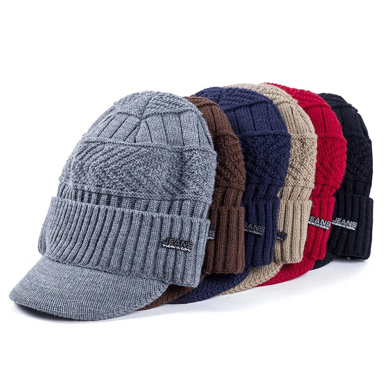 Winter Beanie Met Bontvoering