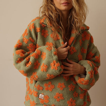 Sofia Bloemen Fleece Trui