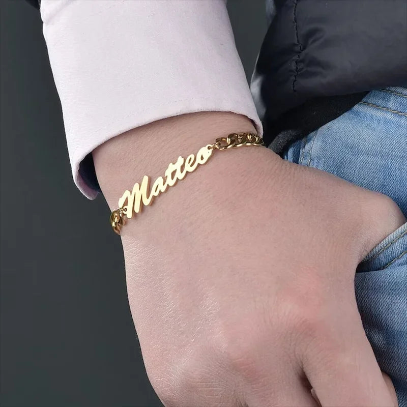 Gepersonaliseerde Cubaanse Armband