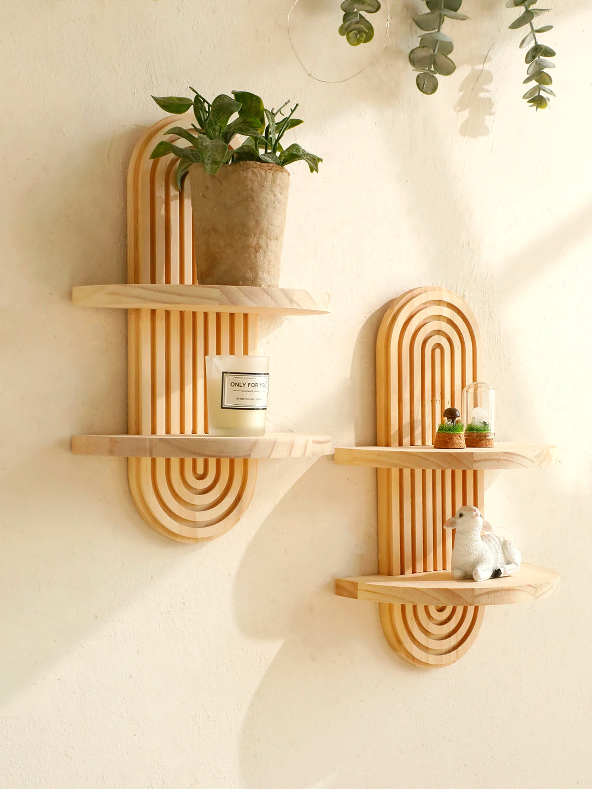 Boho Wandplanken Decoratie