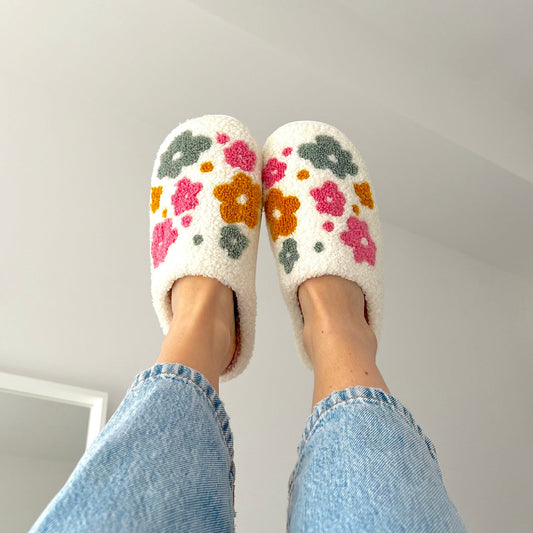 Bloemenpantoffels