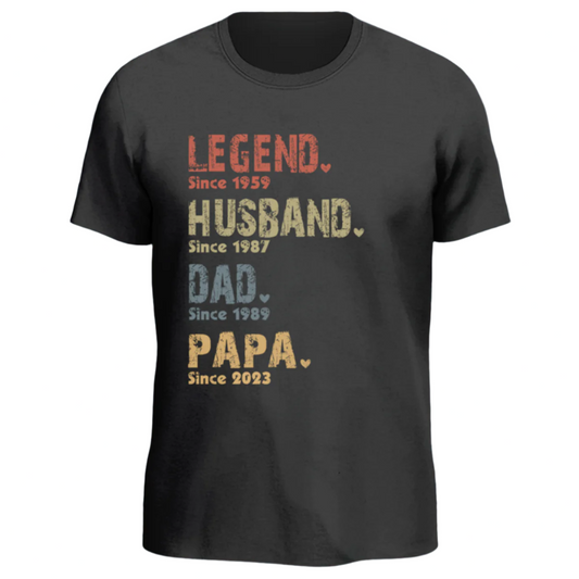 Legendary Dad Custom Shirt