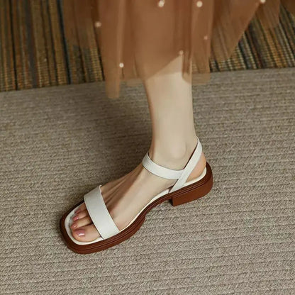 Luna Leren Sandalen