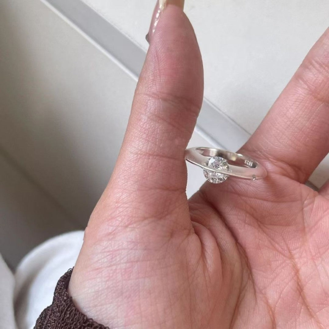 Draaibare Diamanten Ring