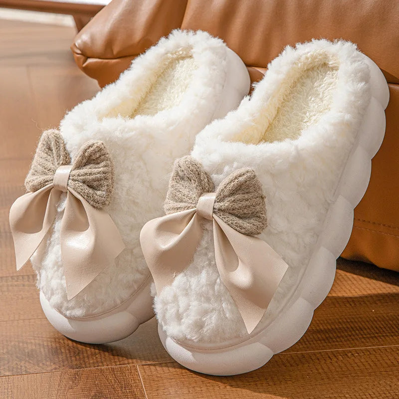 Pluche Strik Pantoffels