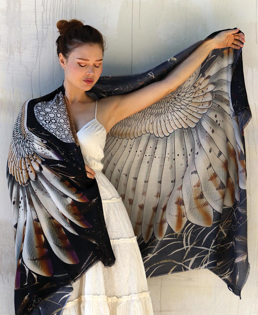 LunaFeather Sjaal