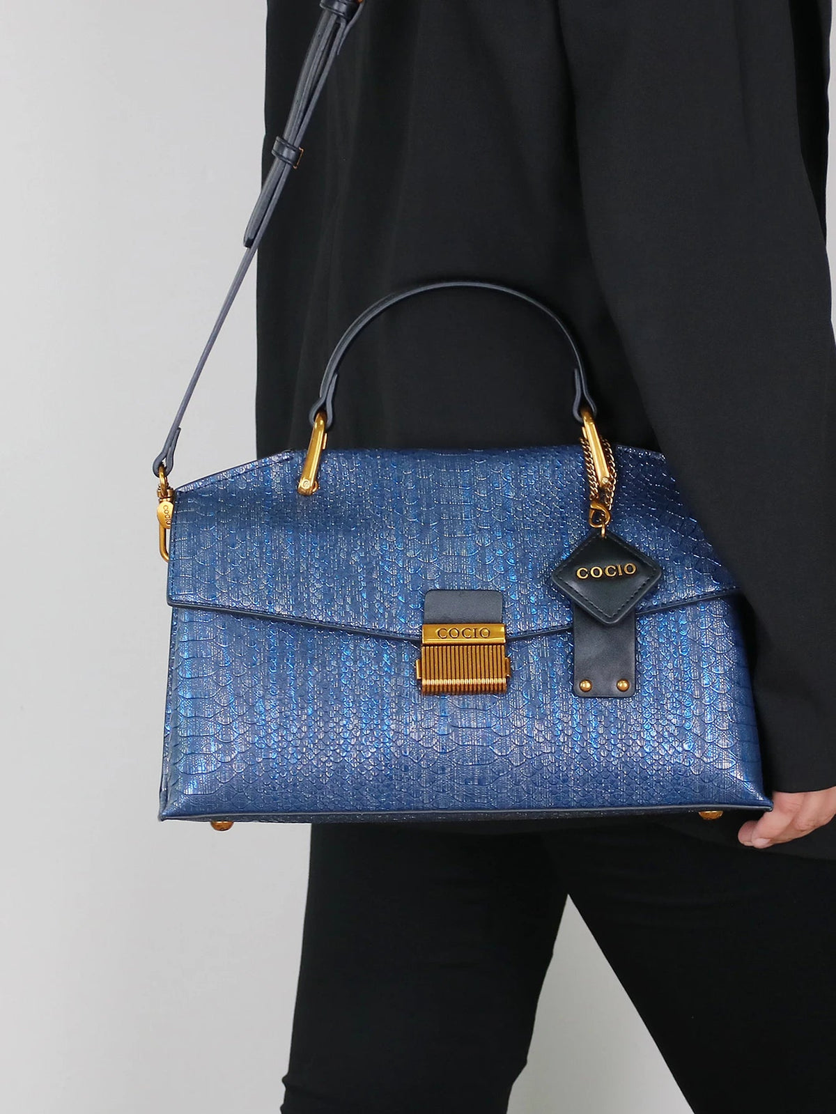 Chique Slangenprint Tas