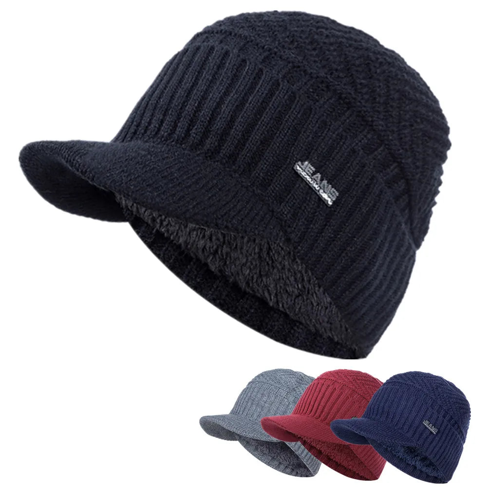 Winter Beanie Met Bontvoering