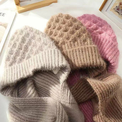 WarmKnit Gevoerde Sjaalhoed