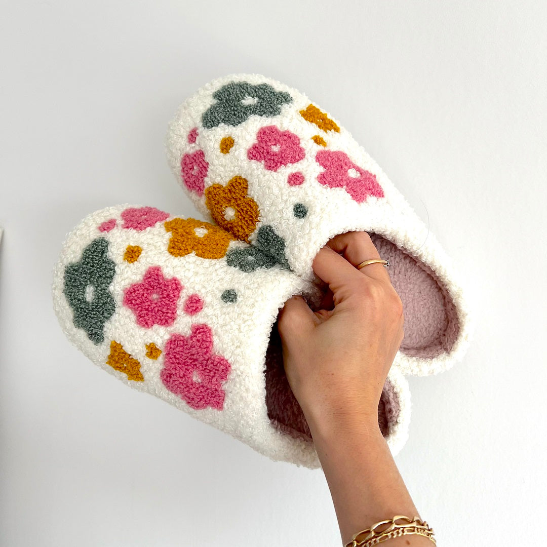 Bloemenpantoffels