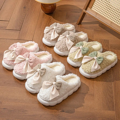 Pluche Strik Pantoffels